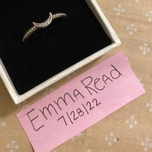 Pandora Silver Moon Ring